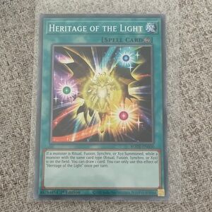 Yu-Gi-Oh Heritage of the Light Spell Card